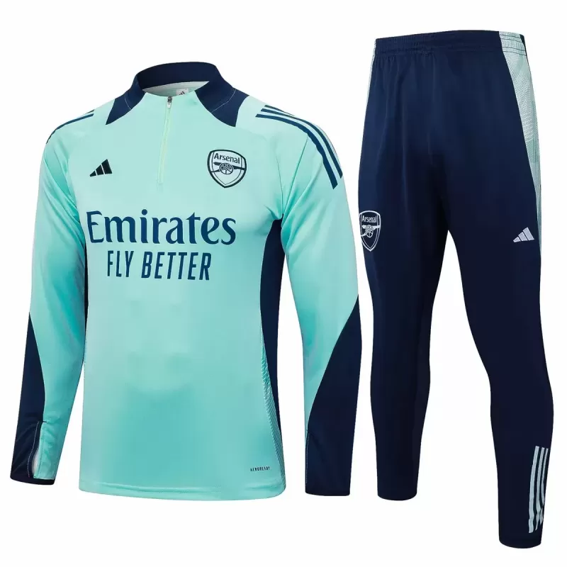 2024 2025 Arsenal FC Mens Green Training Technical Soccer Tracksuit Kit