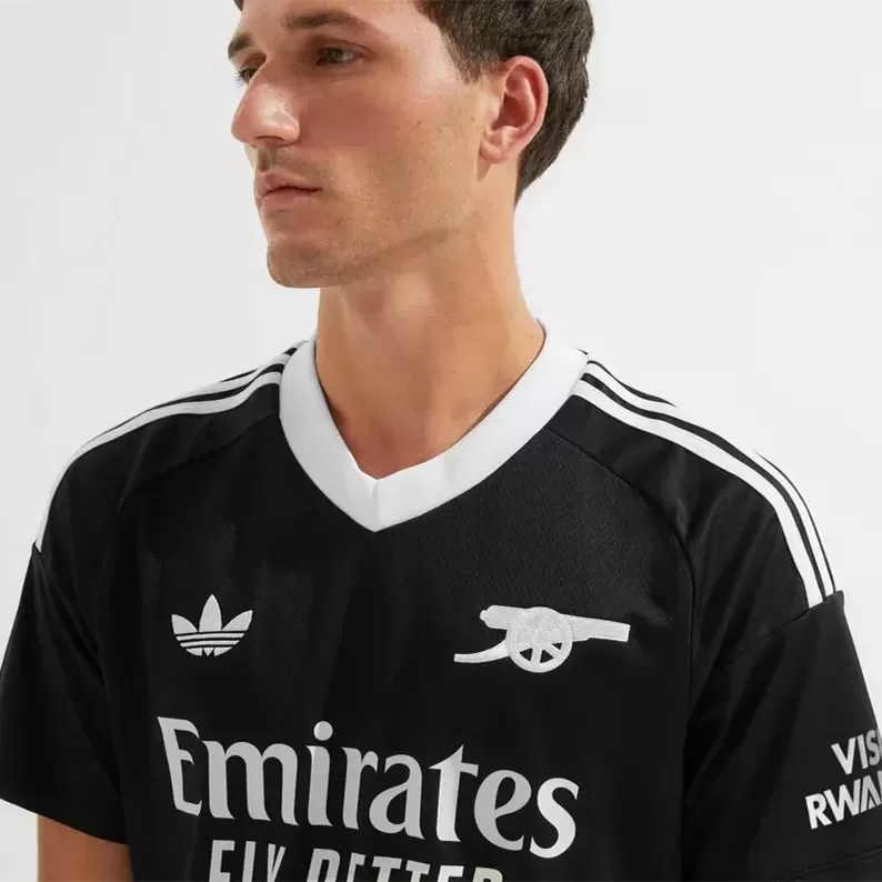 2024 2025 Arsenal FC Mens Third Goalkeeper Soccer Jersey Black Cannon 2024 2025 Arsenal FC Mens Third Goalkeeper Soccer Jersey Black Cannon