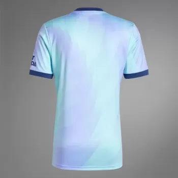 2024 2025 Arsenal FC Mens Third Soccer Jersey Lilac Aqua