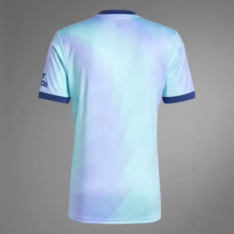 2024 2025 Arsenal FC Mens Third Soccer Jersey Lilac Aqua 2024 2025 Arsenal FC Mens Third Soccer Jersey Lilac Aqua
