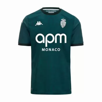 2024 2025 AS Monaco Mens Away Soccer Jersey Red White Elegance