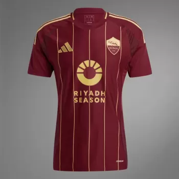 2024 2025 AS Roma Mens Home Soccer Jersey Campo Testaccio Red