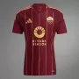 2024 2025 AS Roma Mens Home Soccer Jersey Campo Testaccio Red