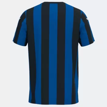 2024 2025 Atalanta Mens Home Soccer Jersey Blue Black Stripes