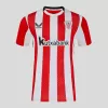2024 2025 Athletic Club Mens Home Soccer Jersey Red White Stripes