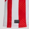 2024 2025 Athletic Club Mens Home Soccer Jersey Red White Stripes