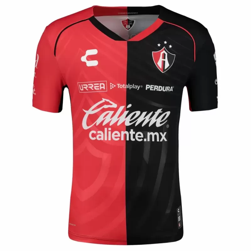 2024 2025 Atlas Mens Home Soccer Jersey Red Black