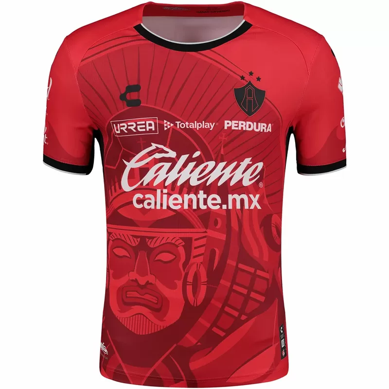 2024 2025 Atlas Mens Third Soccer Jersey Black Red