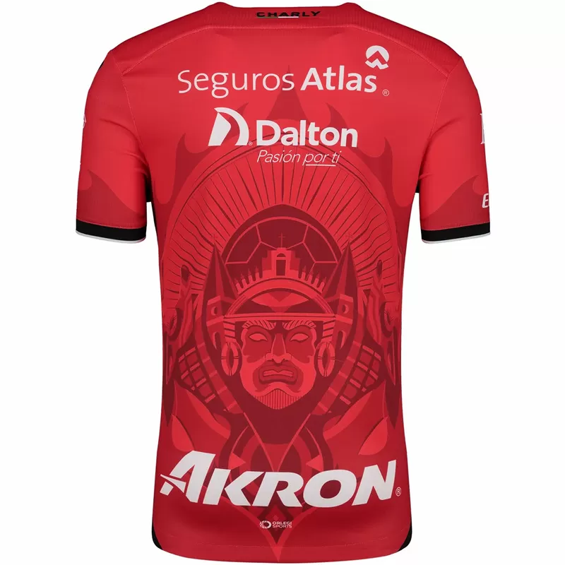 2024 2025 Atlas Mens Third Soccer Jersey Black Red