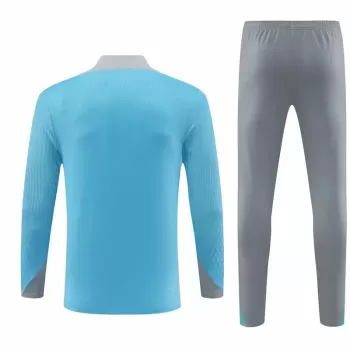 2024 2025 Atletico de Madrid Blue Training Technical Soccer Tracksuit Kit