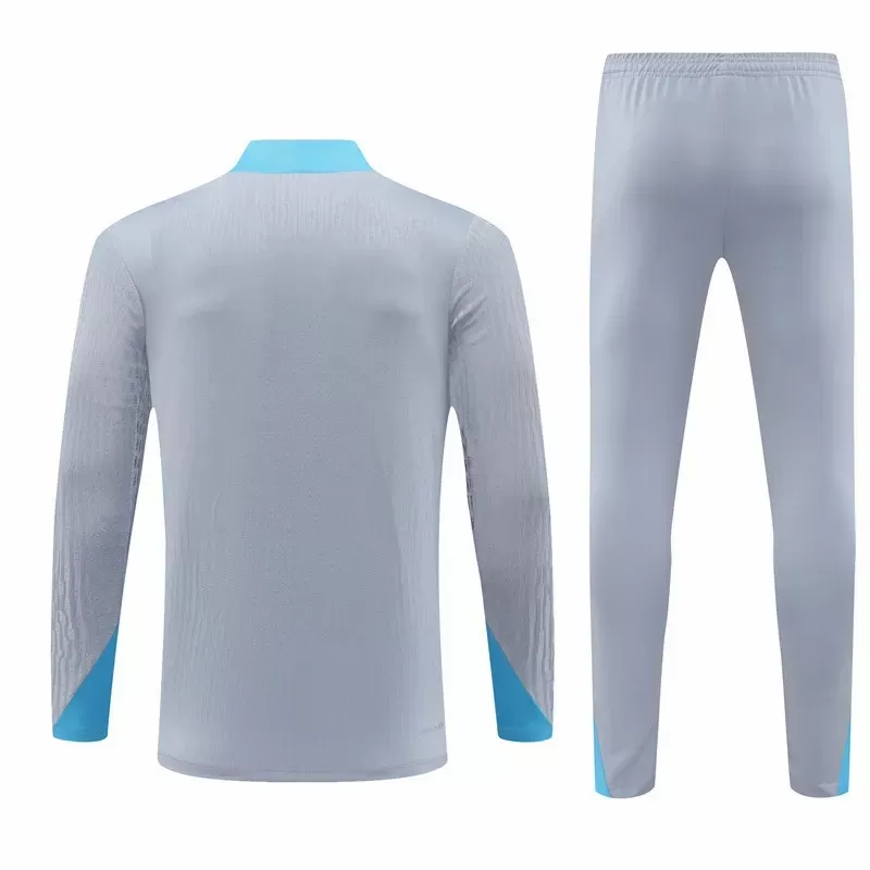 2024 2025 Atletico de Madrid Grey Training Technical Soccer Tracksuit Kit 2024 2025 Atletico de Madrid Grey Training Technical Soccer Tracksuit Kit