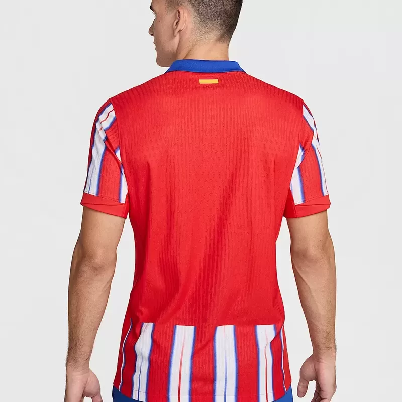 2024 2025 Atletico de Madrid Mens Home Authentic Soccer Jersey Player Version 2024 2025 Atletico de Madrid Mens Home Authentic Soccer Jersey Player Version