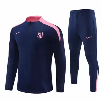 2024 2025 Atletico de Madrid Navy Training Technical Soccer Tracksuit Kit