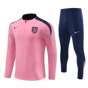 2024 2025 Atletico de Madrid Pink Training Technical Soccer Tracksuit Kit