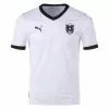 2024 2025 Austria Mens Away Soccer Jersey White Eagle Pattern 2024 2025 Austria Mens Away Soccer Jersey White Eagle Pattern