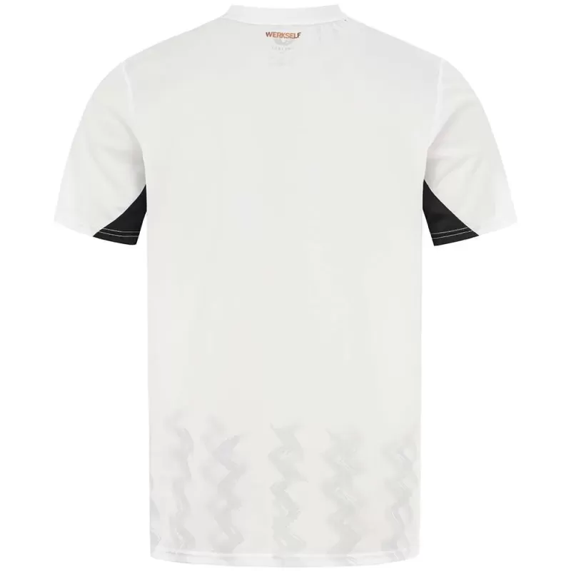 2024 2025 Bayer Leverkusen Mens Away Soccer Jersey White Zigzag