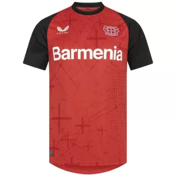 2024 2025 Bayer Leverkusen Mens Home Soccer Jersey Champions Edition