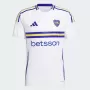 2024 2025 Boca Juniors Mens Away Soccer Jersey White Blue Yellow
