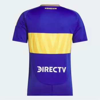 2024 2025 Boca Juniors Mens Home Soccer Jersey Blue Yellow