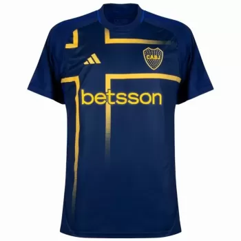 2024 2025 Boca Juniors Mens Third Soccer Jersey Night Sky Gold