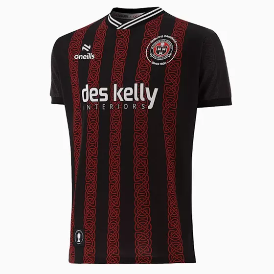 2024 2025 Bohemian FC Mens Home Soccer Jersey 100th Anniversary