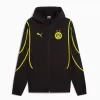 2024 2025 Borussia Dortmund Mens Pre-Match Soccer Jacket Black 2024 2025 Borussia Dortmund Mens Pre-Match Soccer Jacket Black