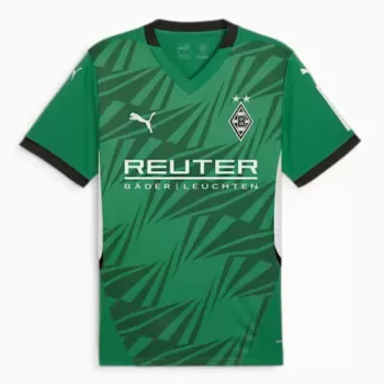 2024 2025 Borussia Monchengladbach Mens Away Soccer Jersey Retro Reimagined