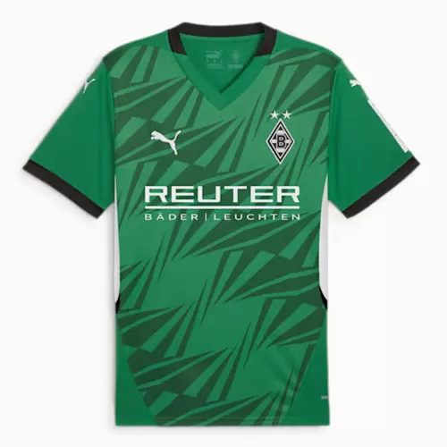 2024 2025 Borussia Monchengladbach Mens Away Soccer Jersey Retro Reimagined