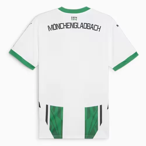 2024 2025 Borussia Monchengladbach Mens Home Soccer Jersey 50 Years UEFA