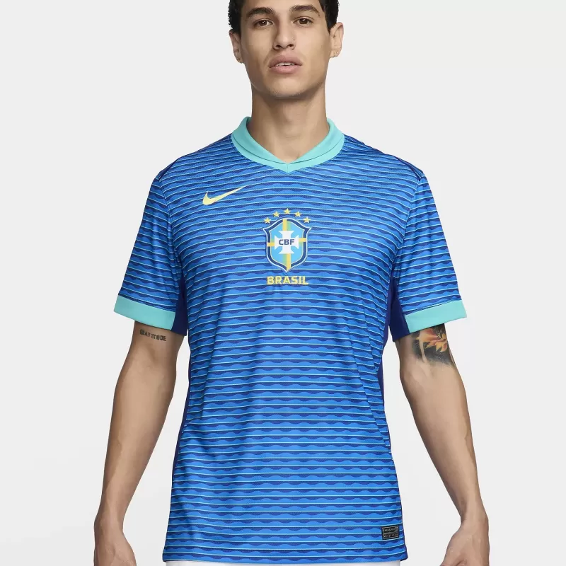 2024 2025 Brazil Mens Away Authentic Soccer Jersey Player Version 2024 2025 Brazil Mens Away Authentic Soccer Jersey Player Version