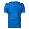2024 2025 Brazil Mens Away Soccer Jersey Blue Jungle Print