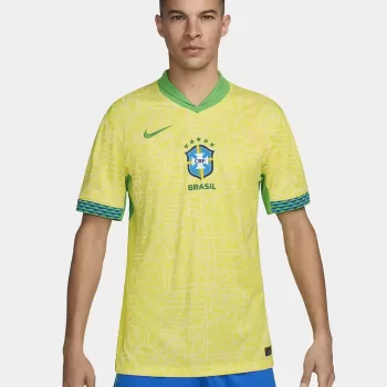 2024 2025 Brazil Mens Home Authentic Soccer Jersey Player Version