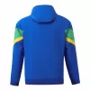2024 2025 Brazil Mens Hooded Windbreaker Jacket Water Repellent 2024 2025 Brazil Mens Hooded Windbreaker Jacket Water Repellent