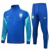 2024 2025 Brazil National Team Mens Blue Training Presentation Tracksuit Kit