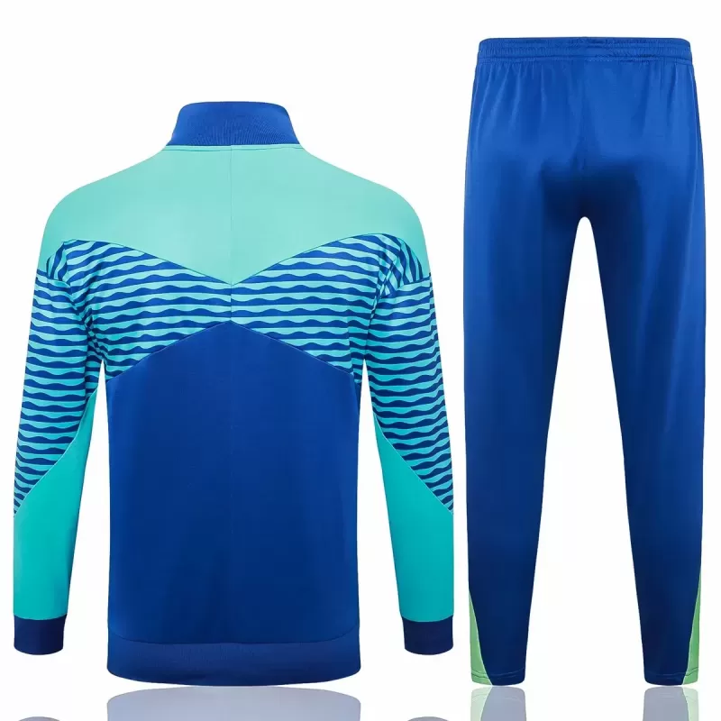 2024 2025 Brazil National Team Mens Blue Training Presentation Tracksuit Kit 2024 2025 Brazil National Team Mens Blue Training Presentation Tracksuit Kit