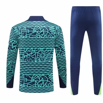 2024 2025 Brazil National Team Mens Blue Training Technical Tracksuit Kit