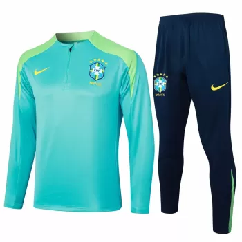 2024 2025 Brazil National Team Mens Green Training Technical Tracksuit Kit