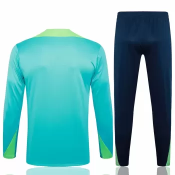2024 2025 Brazil National Team Mens Green Training Technical Tracksuit Kit
