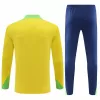 2024 2025 Brazil National Team Mens Yellow Training Technical Tracksuit Kit