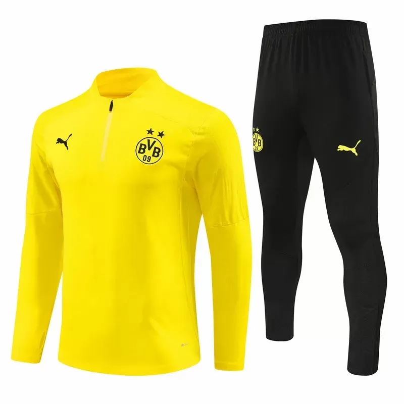 2024 2025 BVB Borussia Dortmund Mens Yellow Training Technical Tracksuit Kit 2024 2025 BVB Borussia Dortmund Mens Yellow Training Technical Tracksuit Kit