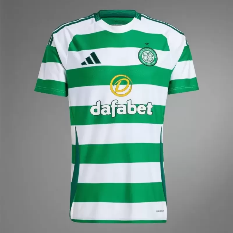 2024 2025 Celtic FC Mens Home Soccer Jersey Iconic Hoops