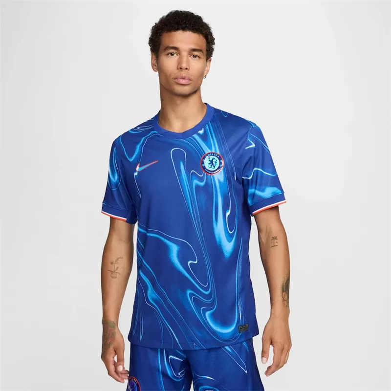 2024 2025 Chelsea Mens Home Authentic Soccer Jersey Player Version 2024 2025 Chelsea Mens Home Authentic Soccer Jersey Player Version