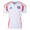 2024 2025 Chile Mens Away Soccer Jersey Andes White