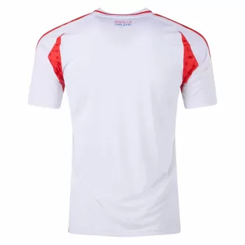 2024 2025 Chile Mens Away Soccer Jersey Andes White