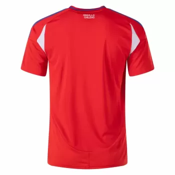 2024 2025 Chile Mens Home Soccer Jersey Red Mosaic Kit