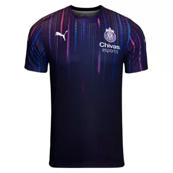 2024 2025 Chivas Mens Esport Soccer Jersey Binary Code