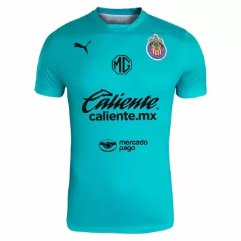 2024 2025 Chivas Mens Goalkeeper Soccer Jersey Green Graffiti