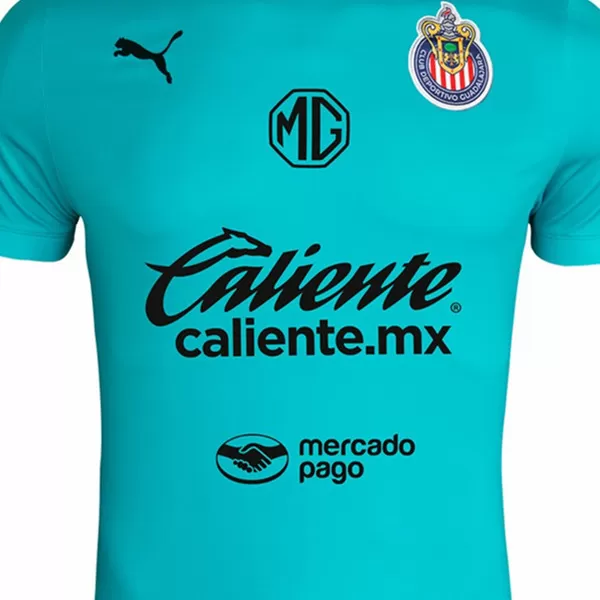 2024 2025 Chivas Mens Goalkeeper Soccer Jersey Green Graffiti
