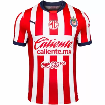 2024 2025 Chivas Mens Home Soccer Jersey Red White
