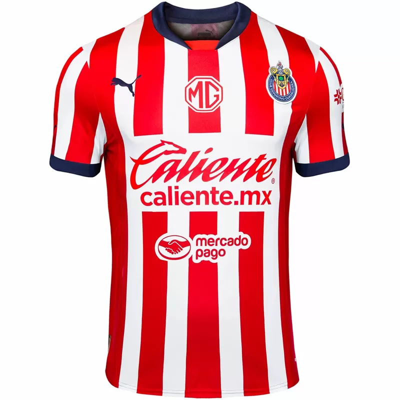 2024 2025 Chivas Mens Home Soccer Jersey Red White